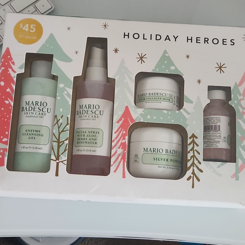 Mario Badescu Essentials 5 Piece Kit, Skincare Gift Set